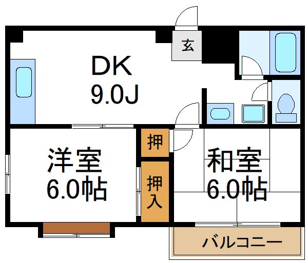 サンシルク日比谷 402号室 間取り