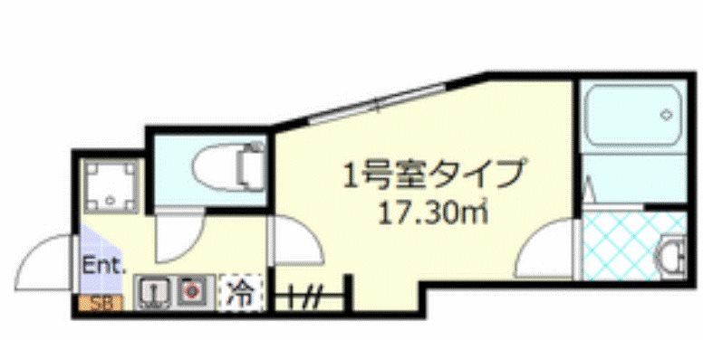 ディアマンテ北千住    101号室 間取り