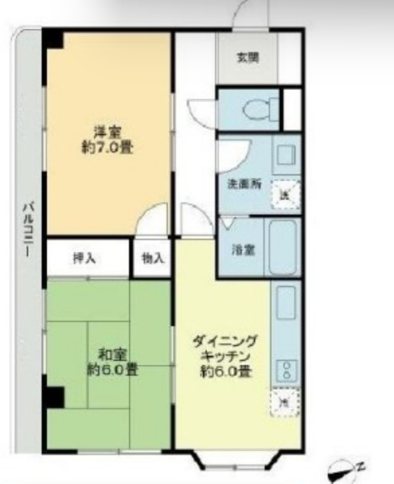 イーストリバー町屋  間取り