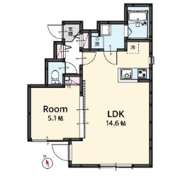 like a house 西日暮里 間取り