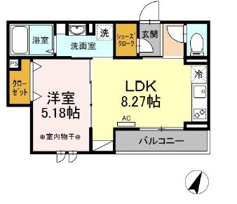 アルビネス東十条  間取り