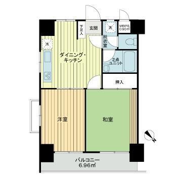 ハイネス巣鴨 507号室 間取り