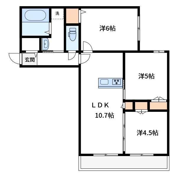 Ｃａｓａ　ｄｅｌ　Ｓｏｌｅ 間取り図
