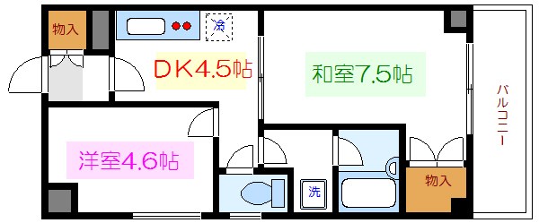 加賀見コート 間取り図
