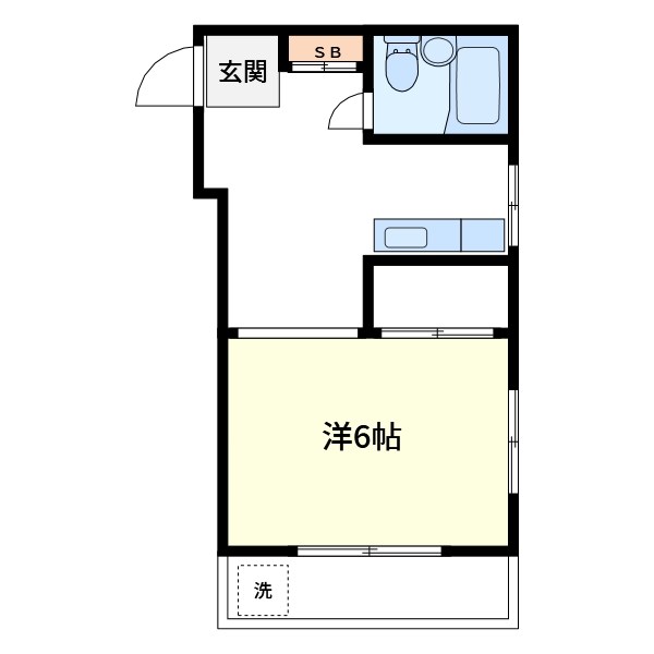 エースハイツ綾部 間取り