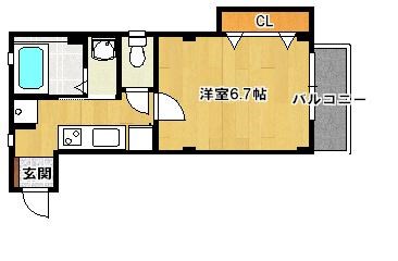 SCENA日暮里 間取り