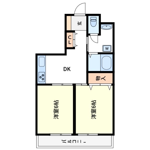立山ハイツ 間取り