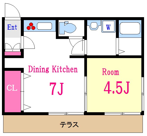 渡辺荘 間取り