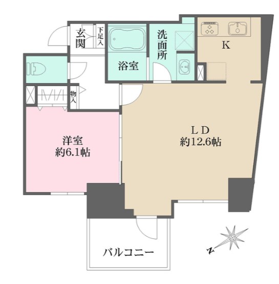 N-flats三ノ輪 間取り