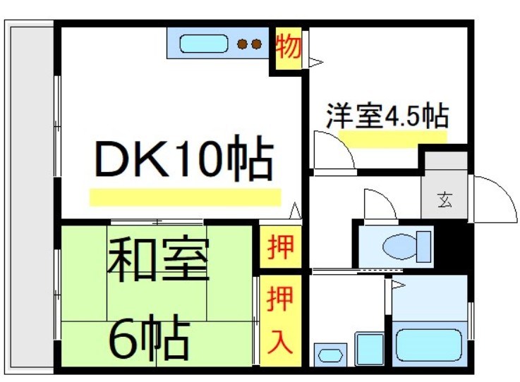 プレステージ新井    間取り