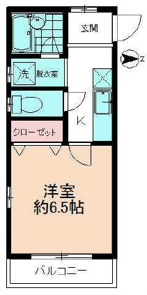 ハイツ中川  間取り図