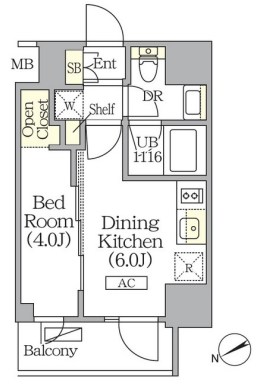 ジオエント町屋 間取り