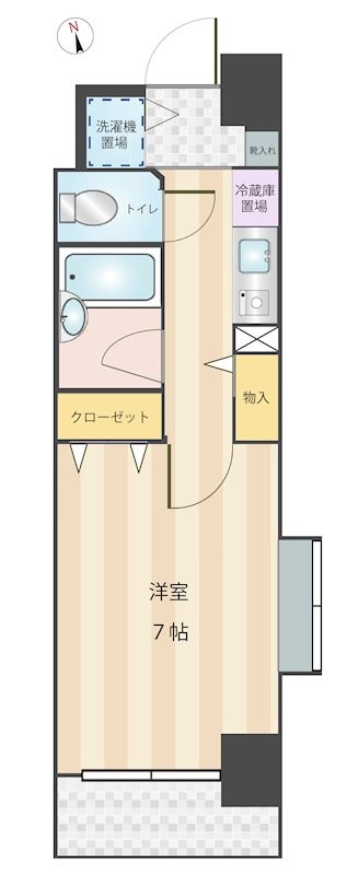 ニューガイアリルーム東葛西№76 間取り