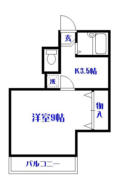 第一アサヒハイツ 間取り図