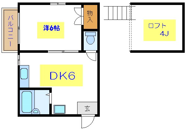 ニュー今川C  間取り