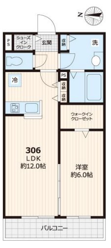 ビューノシャンテ上小岩  間取り
