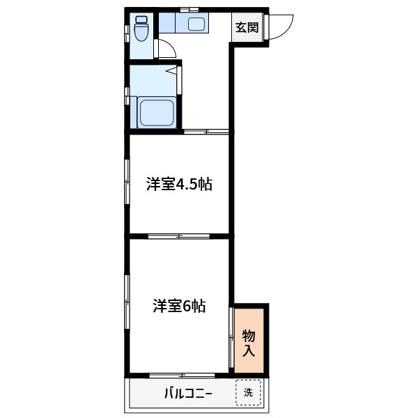 第二サトーハイツ 間取り図