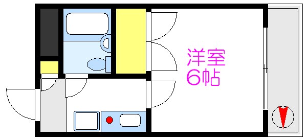 ファミーユＫＩ 4E号室 間取り