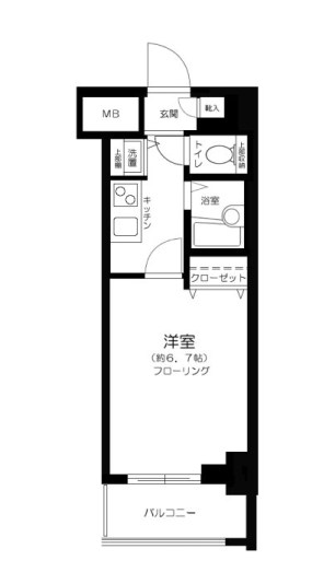 ガーラ・シティ深川扇橋 間取り