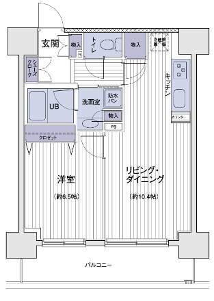 エスティメゾン大島  間取り