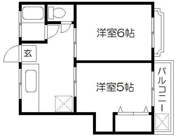 コーポ石川 間取り