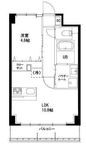ラヴィベール 204号室 間取り