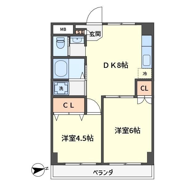 スプリングパーク綾瀬 間取り図