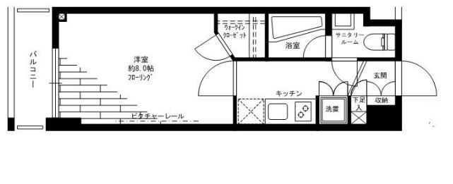 ステージファースト両国アジールコート  間取り