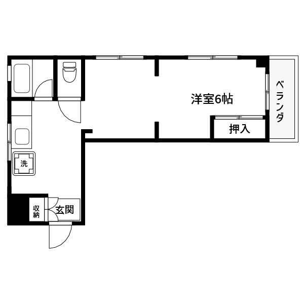 杉本ビル  間取り