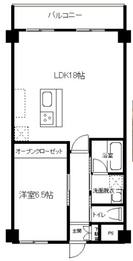 クイーンパレス浅伊 間取り図