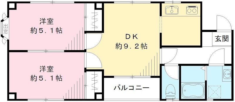 カースル三ノ輪A棟   間取り図