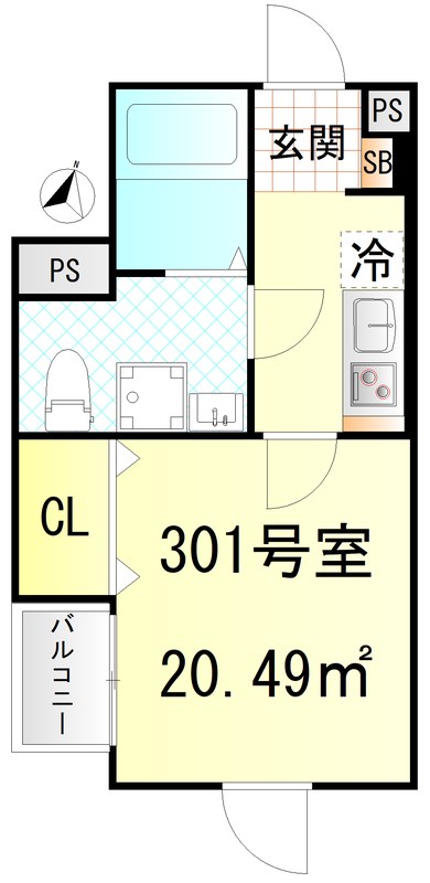 CFジオーレ北綾瀬テラス 間取り