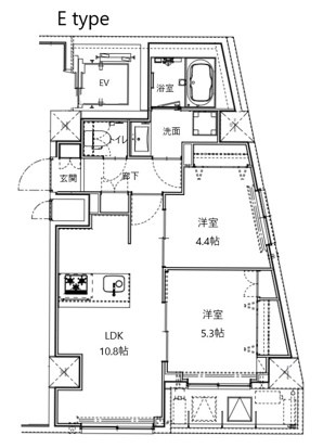 レアライズ町屋 間取り