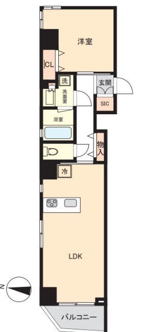 綾瀬プラチナビル  間取り図