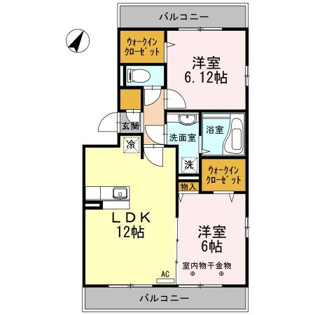ルナカーサ 間取り図