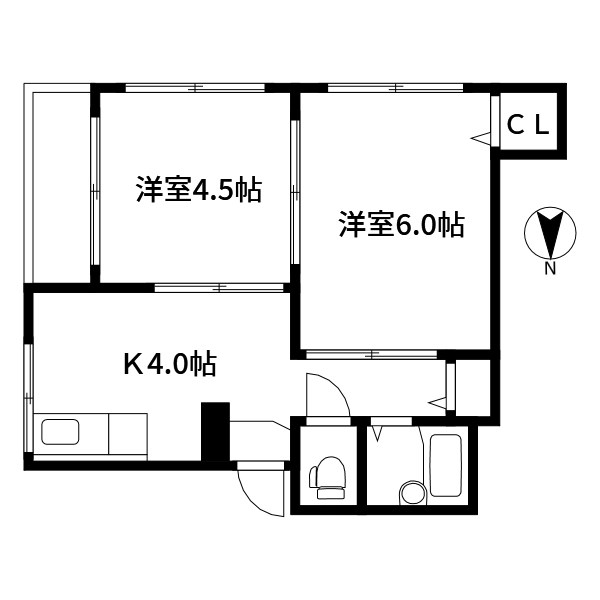 セラハイツ栃木屋 間取り図