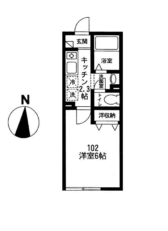 カーサポトロ  間取り図