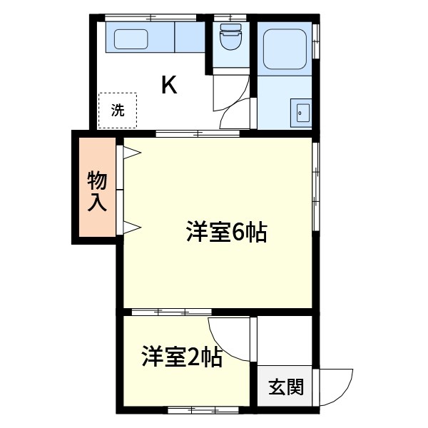 フラットＲ  間取り