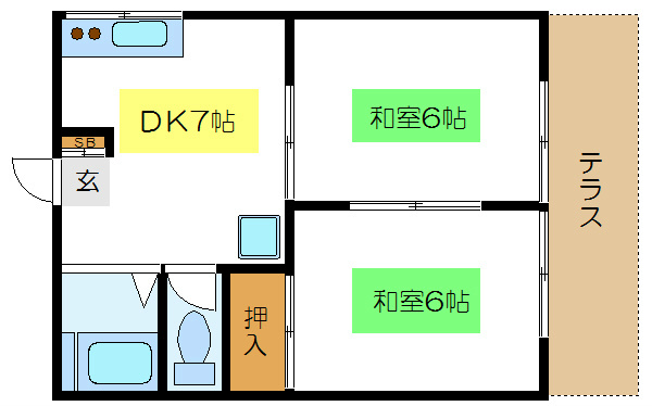 グリーンハイツ 間取り