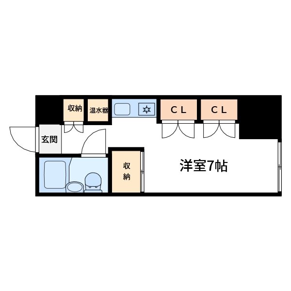 コスモフラッツ  間取り