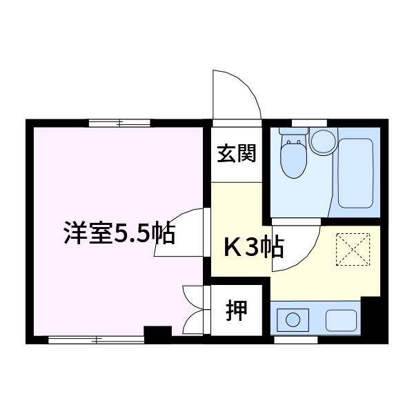 東尾久クリーンハイツ 間取り図