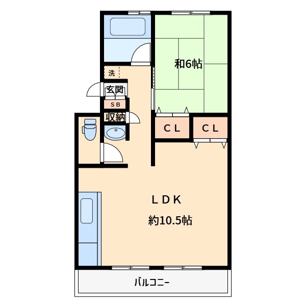 聖サンハイツ 間取り図