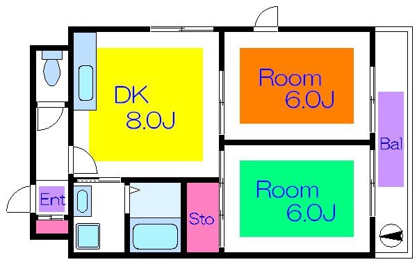 メゾンダイキョー 間取り図