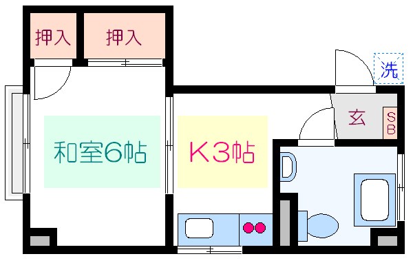 新井ビル 間取り図