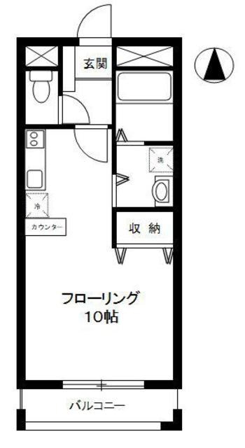 JEWEL　COURT　A棟 間取り図