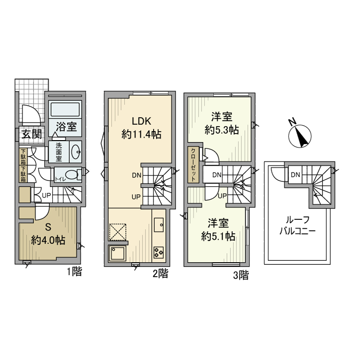 永代戸建 間取り図