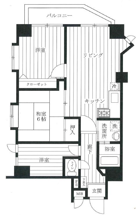 セントヒルズ北千住  間取り図