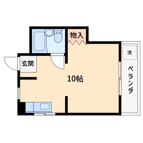 コーポHanabusa 間取り