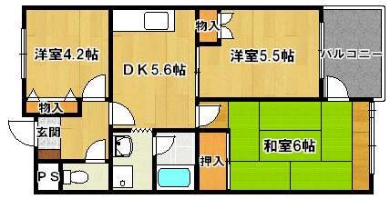 第二宝マンション 間取り図
