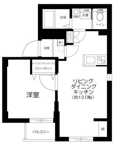 Ｔｈｅ　Ｒｅｓｉｄｅｎｃｅ　Ｎｉｈｏｎｂａｓｈｉ 間取り